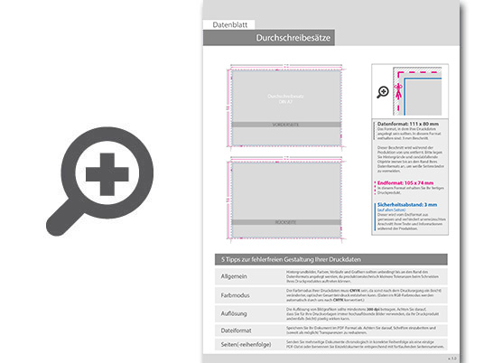 Product Bild durchschreibes__tze_din_a7_hoch__5-fach__4_0-farbig__50_s__tze_je_block