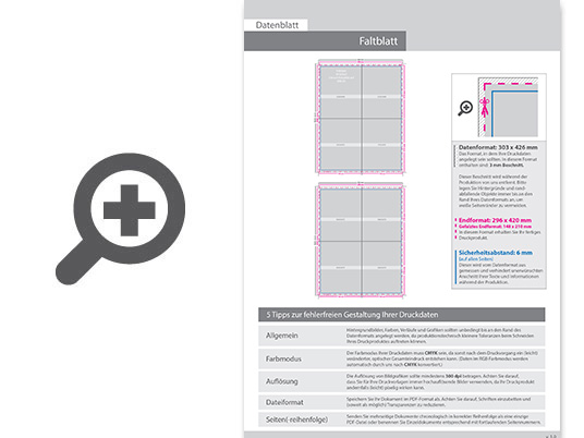 Product Bild faltblatt__gefalzt_auf_din_a4__vertikaler_2-bruch_kreuzfalz__8-seitig