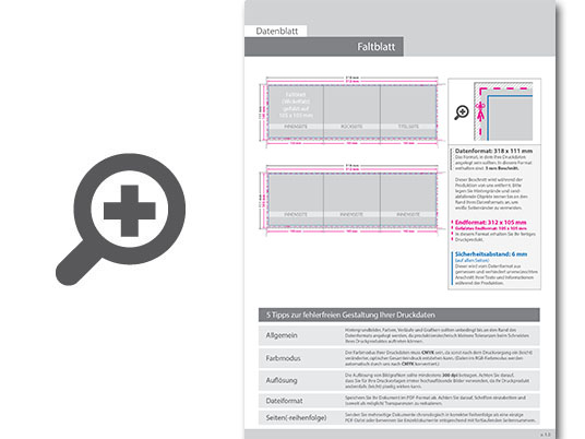 Product Bild faltblatt__gefalzt_auf_quadrat_10_5_cm_x_10_5_cm__vertikaler_wickelfalz__6-seitig