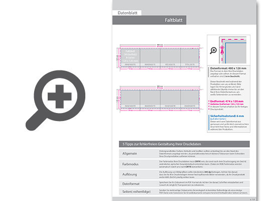 Product Bild faltblatt__gefalzt_auf_quadrat_12_0_cm_x_12_0_cm__vertikaler_wickelfalz__8-seitig
