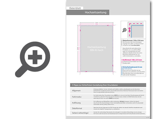 Product Bild hochzeitszeitung_mit_drahtheftung__endformat_din_a5__68-seitig
