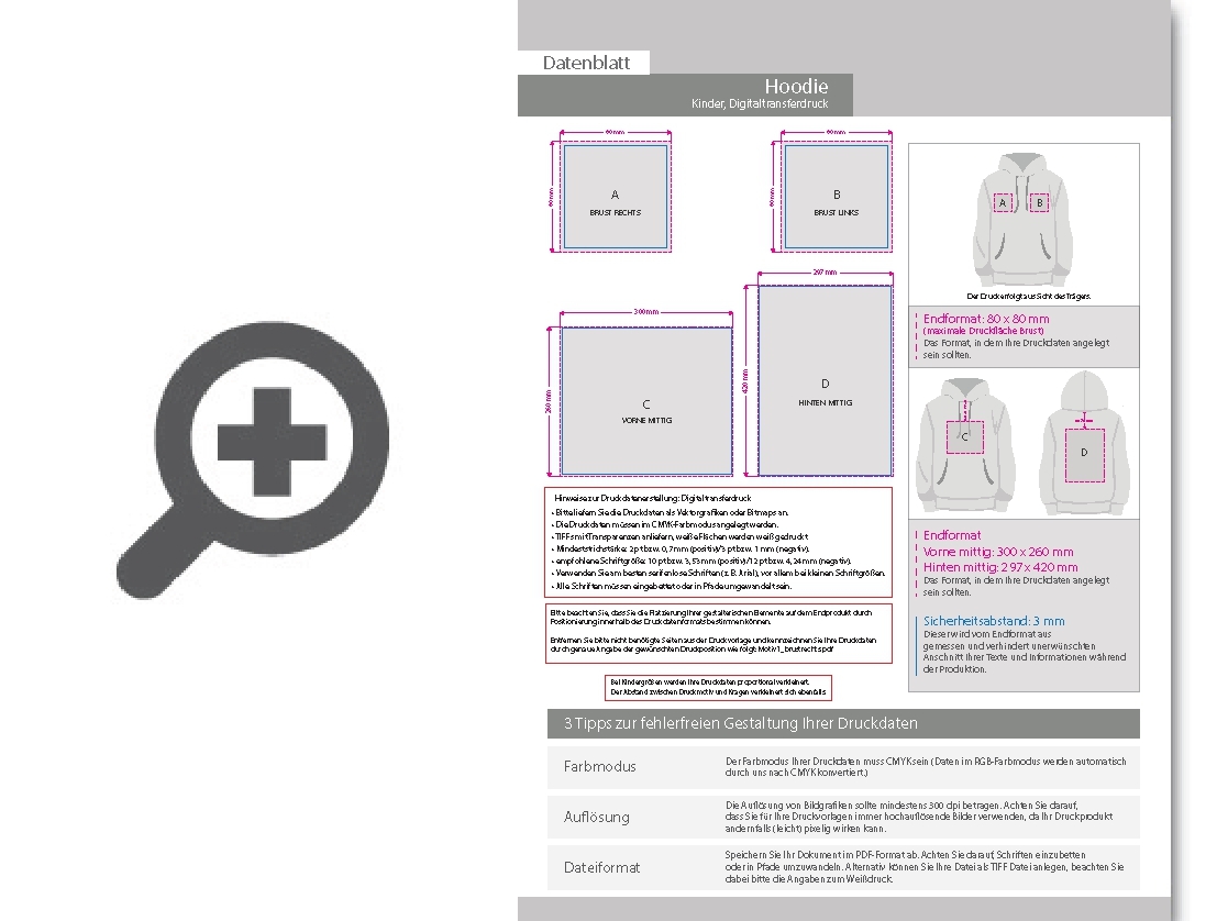 Product Bild kinder_hoodie__premium_-_mit_einer_druckposition